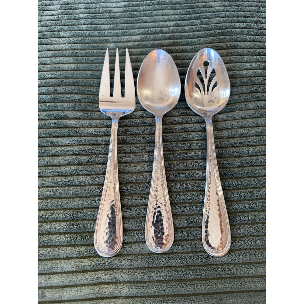 Reed &‎ Barton Dorado Hostess Set of 3 Flatware Stainless 18/8